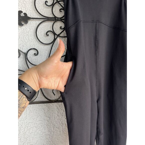 Ivivva By Lululemon Jump Into It Jumpsuit- Girls Size 6-black - Picture 3 of 7